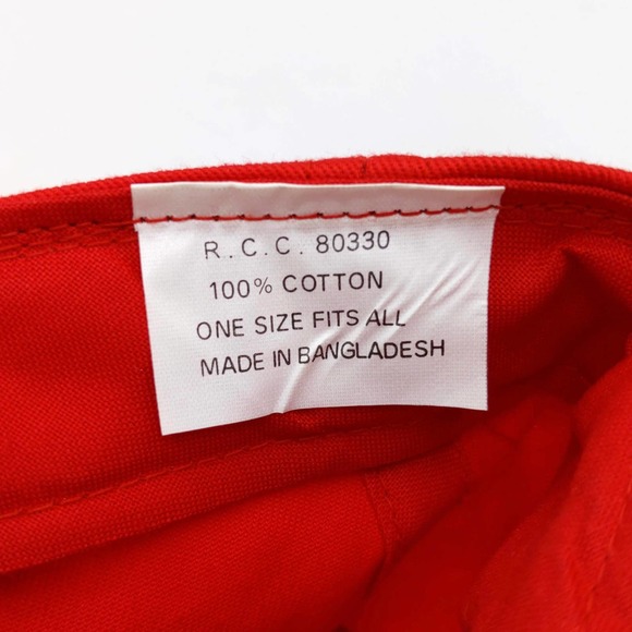 Vintage Fill-Rite Snapback Trucker Hat 90s Work Cap Industrial Advertising Red - Picture 9 of 9